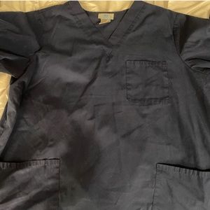 Navy Blue Nursing Scrub Set